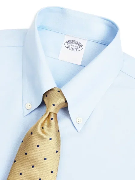 Cămașă Brooks Brothers lungă albastru