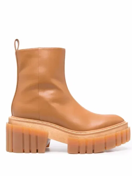 Боти до глезена Stella Mccartney кафяво