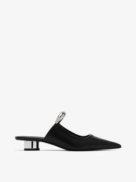 Кожаные мюли Jw Pei черные