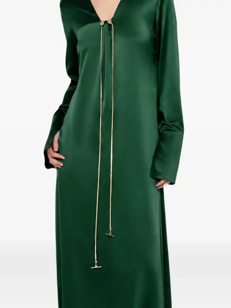 Lung rochie maxi Danamé verde