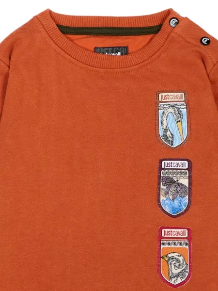 Bluza dziecięca Just Cavalli pomarańczowa