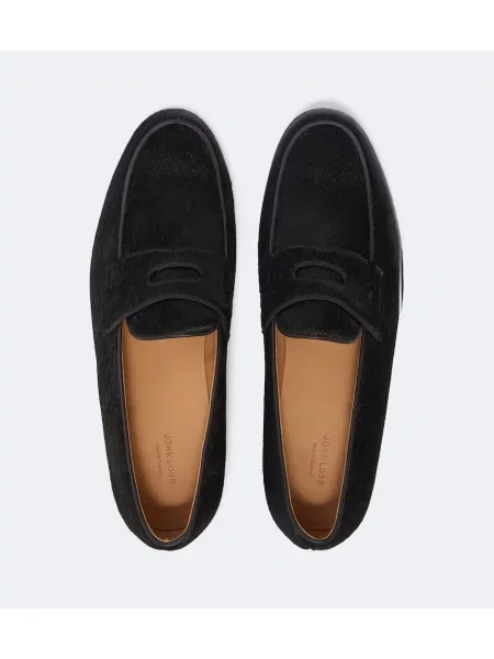 Pantofi loafer John Lobb negru