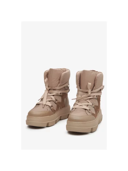 Дутики Estro бежевые