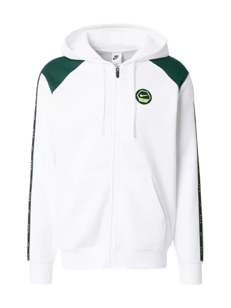 Nike Sportswear Jopa na jelka / svetlo zelena bela