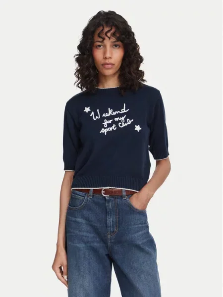 Sweter Weekend Max Mara szary