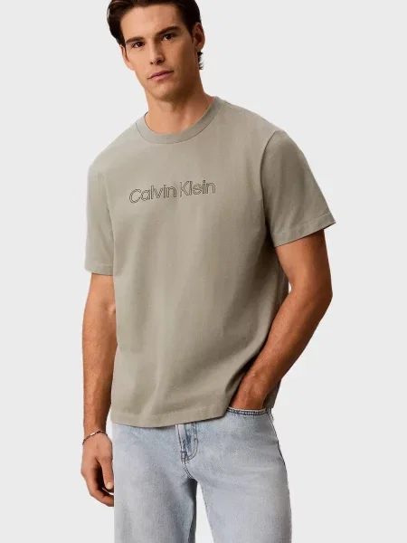 Футболка Calvin Klein Jeans оливкова