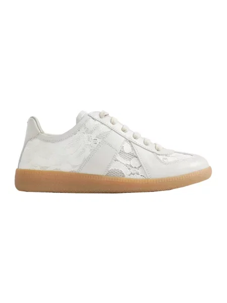 Sneakersy Maison Margiela skórzane białe