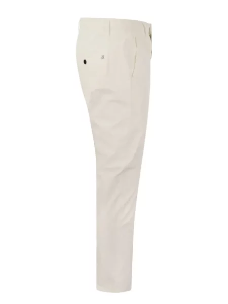 Pantaloni Dondup alb