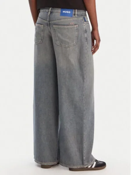 HUGO Jeans hlače Gobana modra