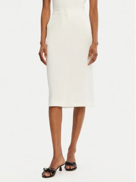 Marella Fustă midi Getti Écru