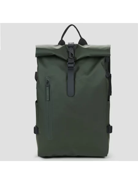 Mestský batoh Rains Rolltop Rucksack Large 23 l green zelená
