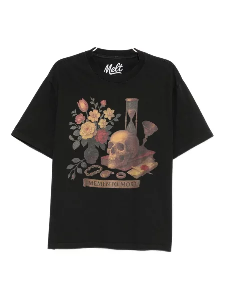 Tricou Melt cu imagine gri