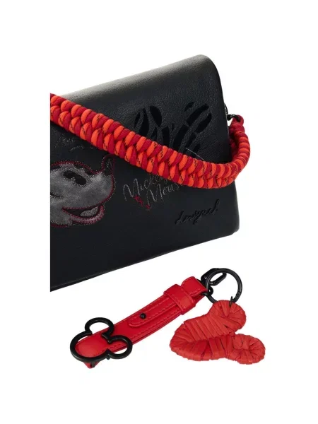 Crossbody táska Desigual fekete