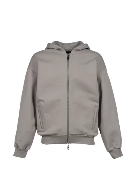 Hanorac cu glugă Jun/nakayama cu broderie gri