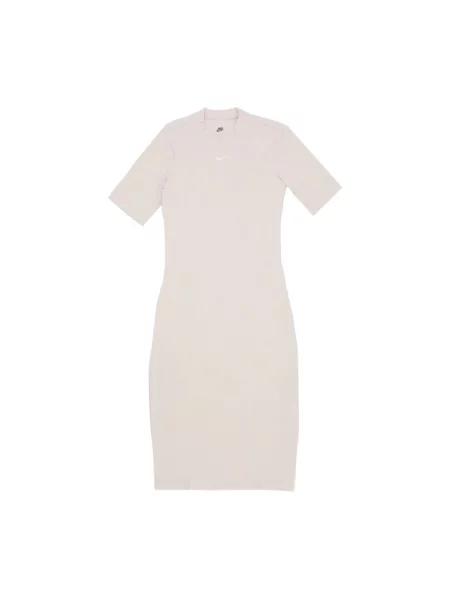 Sukienka midi Nike w miejskim stylu do kolan beżowa