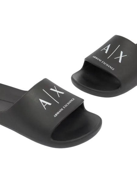 Armani Exchange Natikače crna