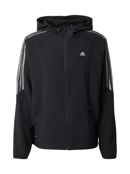 ADIDAS ORIGINALS Geacă funcțională WINDRUNNER gri argintiu / negru alb