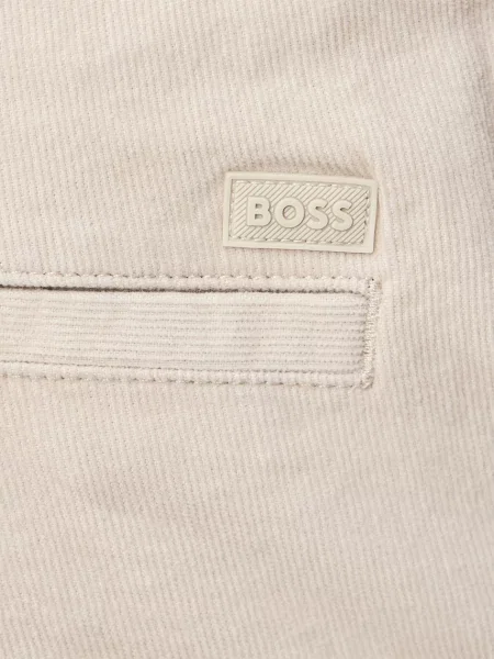 Вельветовые брюки Boss Orange оранжевые