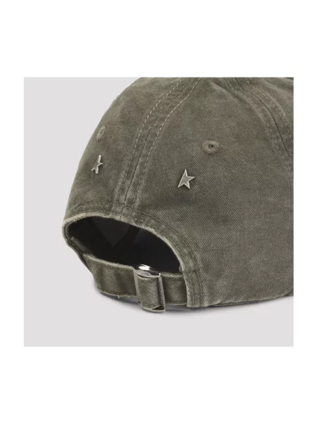 Czapka z daszkiem Golden Goose z logo zielona