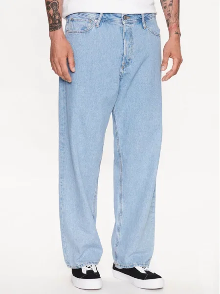 Jack & Jones Džinsai Alex Baggy Fit mėlyna