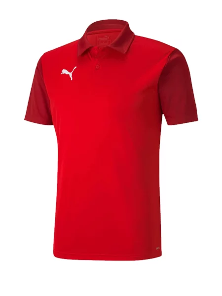 PUMA Tricou funcțional TeamGoal roșu / roșu merlot alb