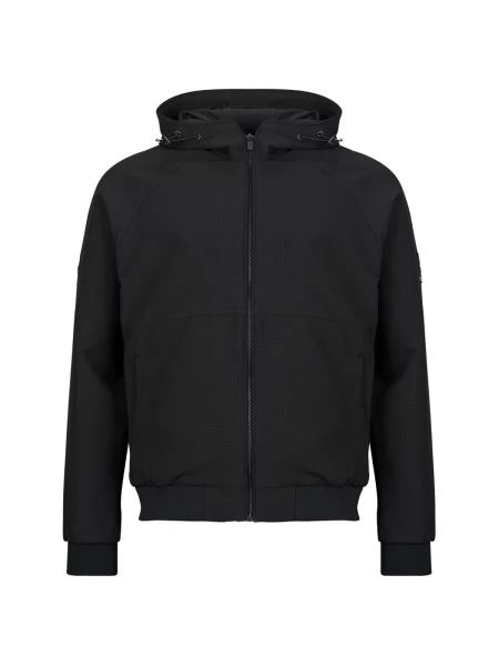 Geacă bomber Jack & Jones cu glugă negru