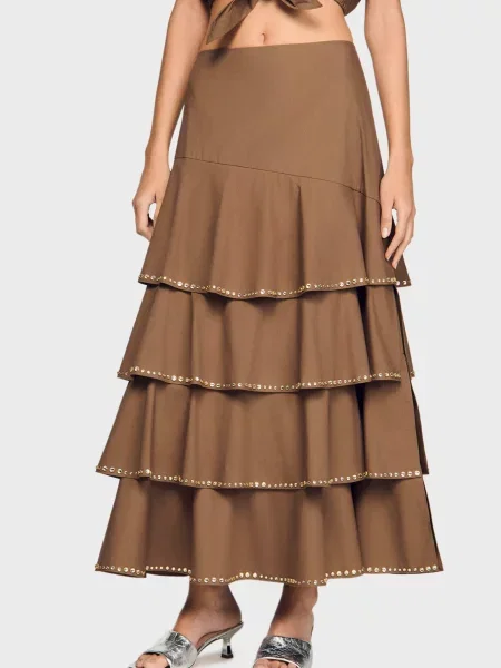 Спідниця Sandro коричнева