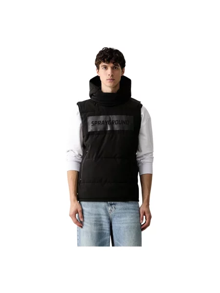 Kamizelka Sprayground z kapturem czarna