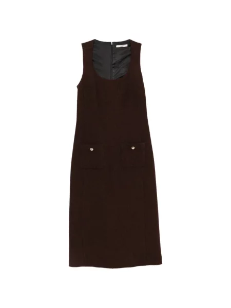 Rochie Maje fără mâneci maro