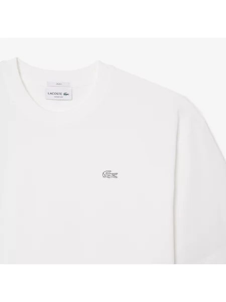 Футболка Lacoste из джерси белая