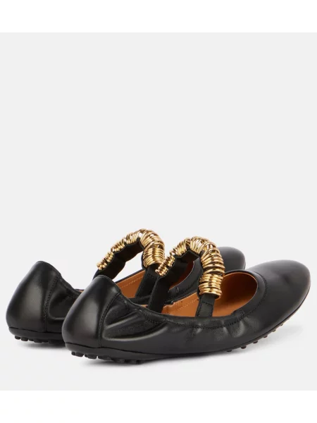 Pantofi cu toc Tod's din piele negru