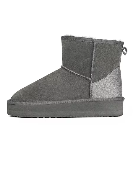 Gooce Škornji za v sneg Acacia temno / srebrna siva