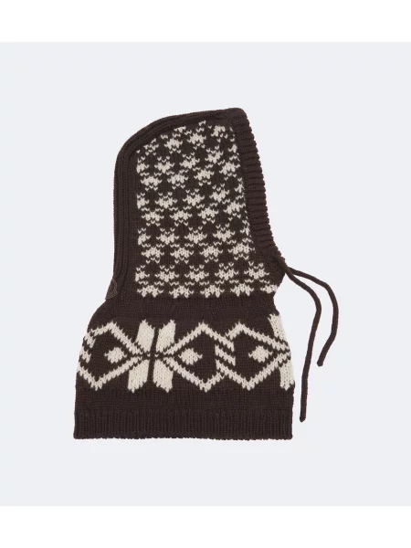 Căciulă Moncler de lână maro