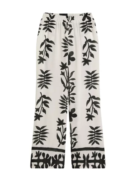Bonprix Pantaloni negru alb