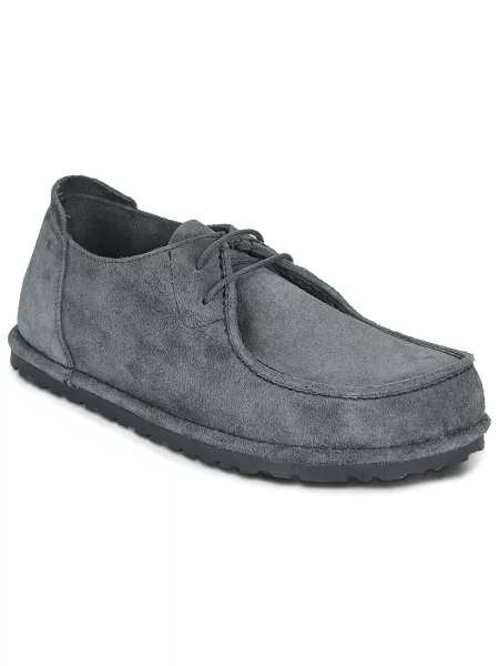 Pantofi Birkenstock din dantelă gri