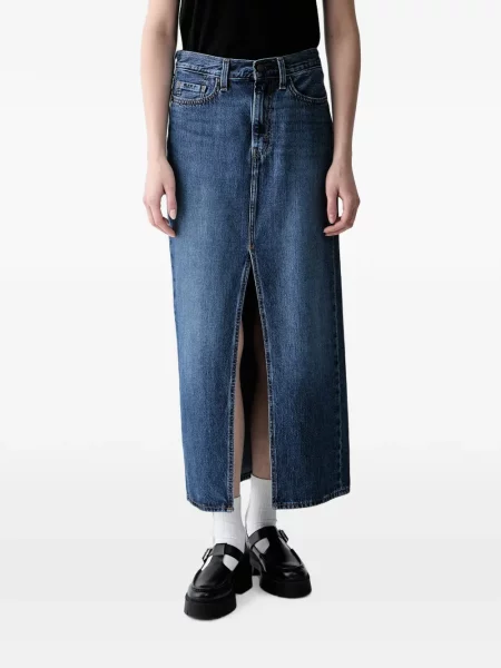 Decupat pantaloni Levi's® cu autograf cu talie înaltă alb