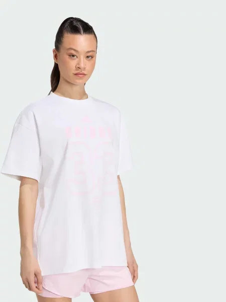 Спортивна футболка adidas Adidas Essentials комбінований верх білий