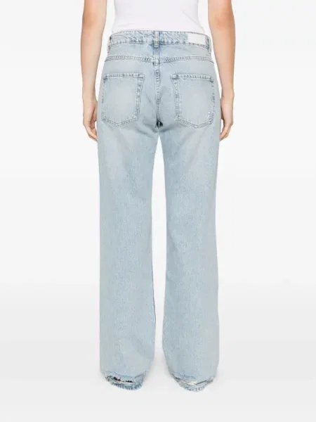 Τζιν Icon Denim με φθαρμένο εφέ μπλε