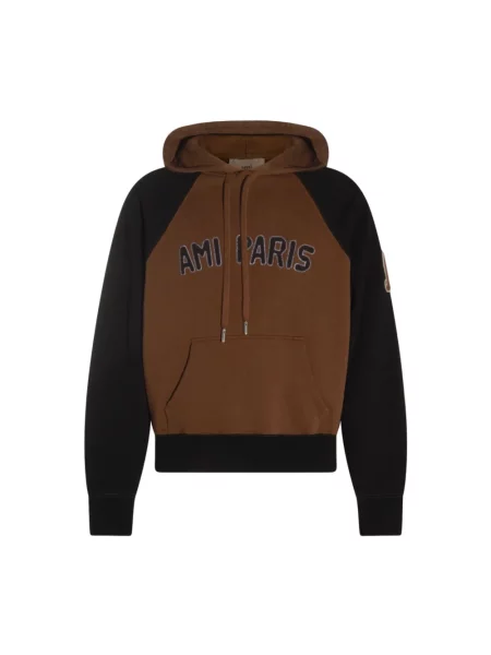 Bluza Ami Paris brązowa