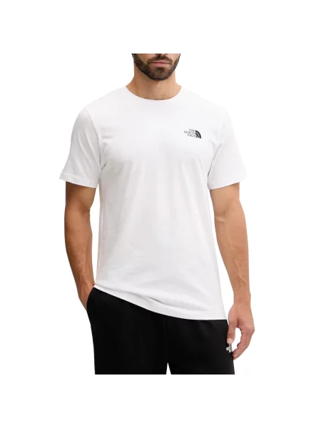 T-shirt sportowy z krótkim rękawem M Half Dome Photo SS Tee biała