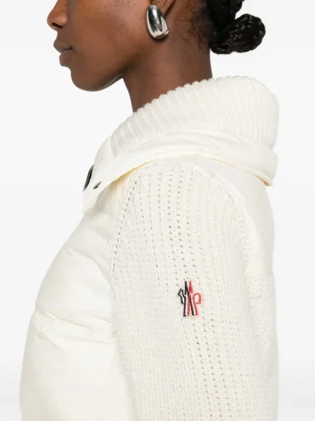 Geacă cu puf Moncler Grenoble alb