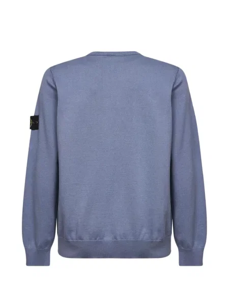 Pulover Stone Island cu strasuri albastru