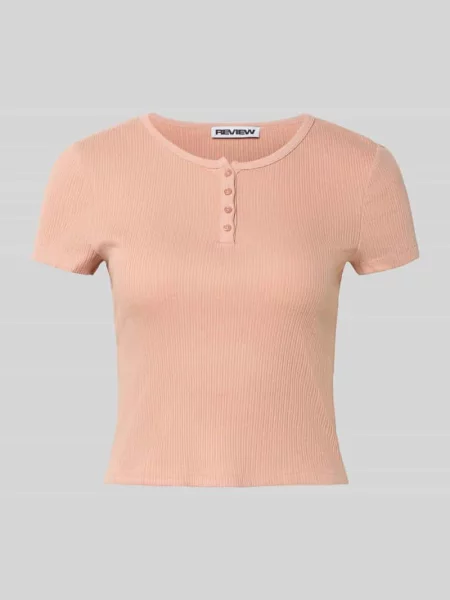 T-shirt z okrągłym dekoltem Review