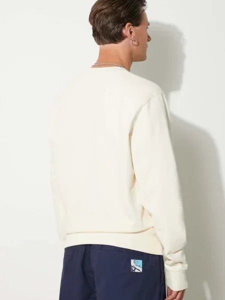 Кофта Filling Pieces Gowtu з аплікацією бежевий