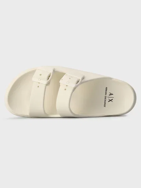 Шлепанцы Armani Exchange белые