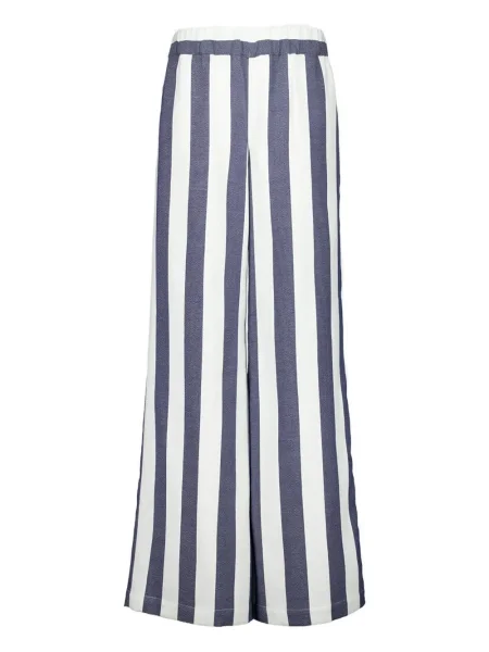Pantaloni Paula cu dungi albastru