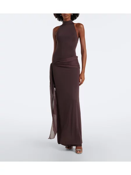 Rochie maxi De La Vali maro