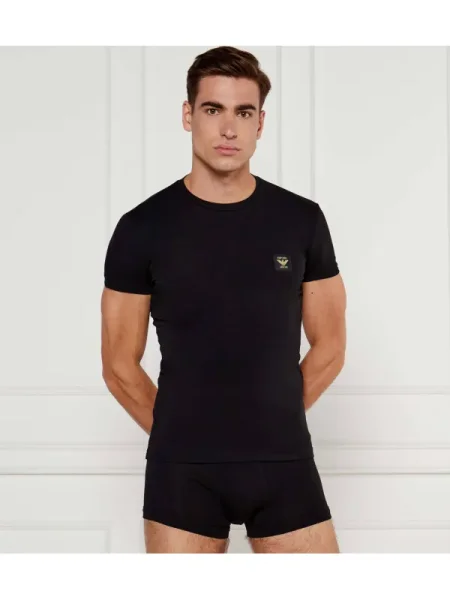 Póló Emporio Armani fekete
