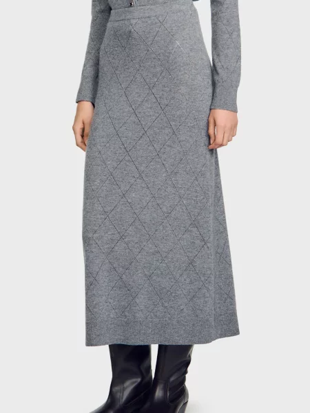 Спідниця Sandro сіра