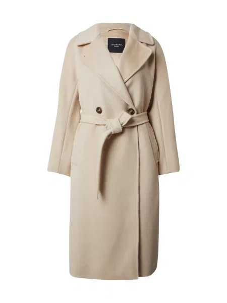 Weekend Max Mara Palton de lână Resina bej